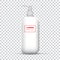 Plastic Clean White Bottle With Dispenser Pump