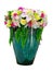 Plastic colorful Flower in vase