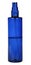 Plastic dark blue bottle a spray