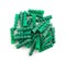 Plastic dowel pin pile isolated