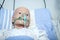 Plastic dummy in the role of a patient used for nurses and medics training