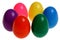 Plastic easter eggs