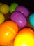 Plastic Easter eggs hunt