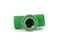 Plastic elbow fittings for pipes, isolated white background.Tools and materials for sanitary works.