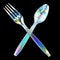 Plastic Fork and spoon