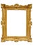 Plastic Golden Picture Frame w/ Path