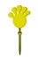 Plastic Hand Clap Toy on White Background