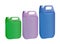 Plastic jerry can isolated