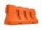 Plastic Jersey Barrier Isolated