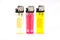 Plastic lighter colorful isolated