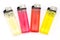 Plastic lighter colorful isolated