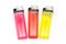 Plastic lighter colorful isolated