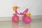 Plastic made rickshaw toy for kids