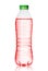 Plastic medium bottle with liquid