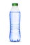 Plastic medium bottle with liquid