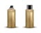 Plastic or metal cosmetic spray bottle with cap
