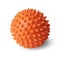 Plastic orange massage ball