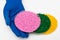 Plastic pellets. Polymeric dye. Colorant for plastics in the granules