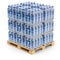 Plastic PET bottles on the pallet