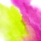 Plastic pink and Acid Green, trendy watercolor background. Great design element for brochure, banner, cover, booklet, UI