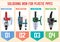 Plastic Pipe Soldering Machines Vector Web Banner