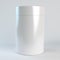 Plastic pot mockup shiny material white