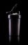 Plastic protein shaker for sport nutrition like whey protein or bcaa isolated