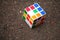 Plastic Puzzle cube toy day