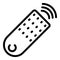 Plastic remote control icon, outline style