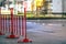 Plastic road barriers are designed to ensure traffic safety. Plastic fences are indispensable for correct and quick organization