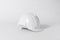 Plastic safety helmet for engineer on gray background