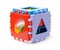 Plastic shape sorter cube