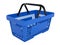 Plastic shopping basket