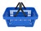 Plastic shopping basket