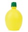 A plastic squeeze bottle of concentrated lemon juice