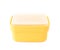 Plastic tableware food container isolated