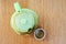 Plastic teakettle and teacup