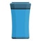 Plastic thermo cup icon, cartoon style