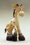 Plastic toy figurine â€“ giraffe standing
