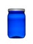 Plastic transparent jar for sports nutrition and supplements iso