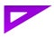 Plastic triangular ruler - violet