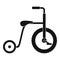 Plastic tricycle icon, simple style