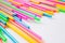 Plastic Tube Or Straw Background