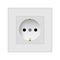 Plastic wall socket