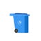 Plastic wheelie refuse waste bin