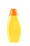 Plastic yellow bottle.