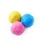 Plasticine balls isolated