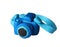 Plasticine camera blue 2