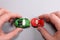 plasticine cars crashed into each other, accident concept, auto insurance payouts