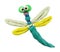 Plasticine dragonfly